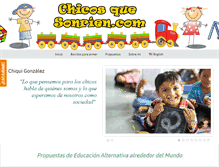 Tablet Screenshot of chicosquesonrien.com